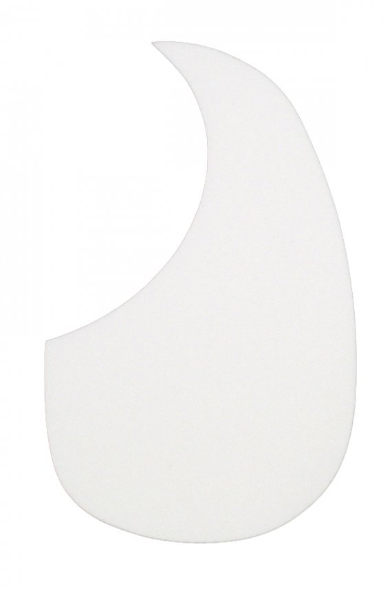 Allparts Acoustic Pickguard - White - Click Image to Close