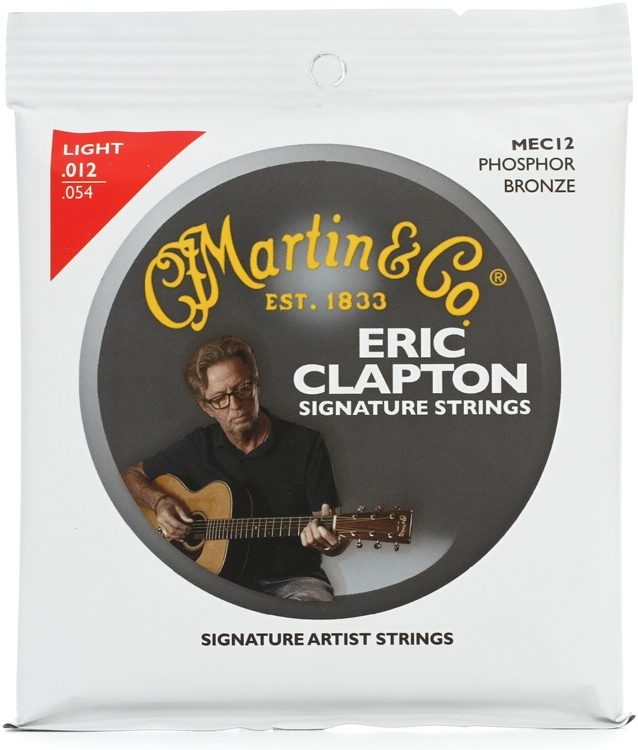 Martin MEC12 Clapton's Choice Phosphor Bronze Light - Click Image to Close