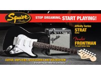 Squier Affinity Strat Pack con Fender Frontman 10G - BK