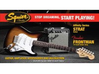 Squier Affinity Strat Pack con Fender Frontman 10G - BSB