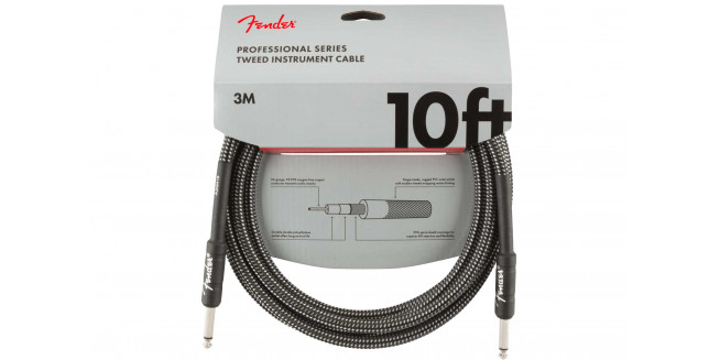 Fender Professional Series Tweed Instrument Cable - 3m