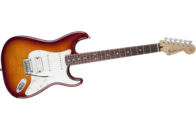 Fender Deluxe Stratocaster Plus Top HSS with iOS - RW TBS