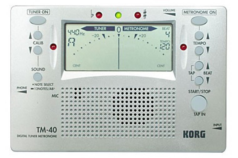 Korg TM-40 Combo Tuner Metronome Chromatic