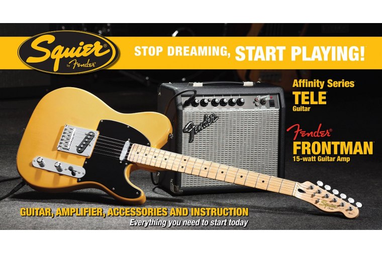 Squier Affinity Tele Pack con Fender Frontman 15G - BBL