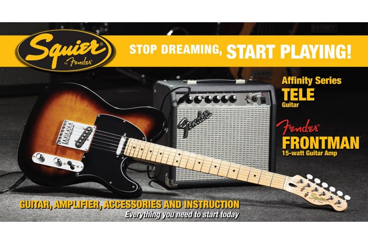 Squier Affinity Tele Pack con Fender Frontman 15G - BSB