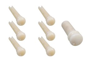 Allparts Camel Bone Bridge Pins Set