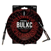 Proel Cotton Series Instrument Cable Angled - 3m - BR