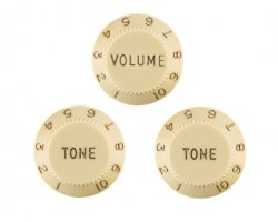 Fender Stratocaster Knobs Set Left Handed - AW