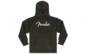 Fender Spaghetti Logo Gray Heather Hoodie - M