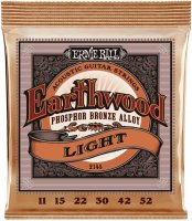 Ernie Ball 2148 Earthwood Phosphor Bronze 11/52 Light