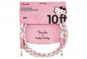 Fender x Hello Kitty White/Pink Woven Cable - 3m