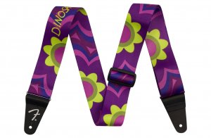 Fender J Mascis Magenta Flower Strap