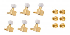 Fender Deluxe Cast/Sealed Guitar Tuning Machines with Pearl Buttons