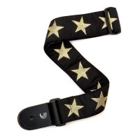 D'Addario 20T05 Woven Guitar Strap - Gold Star