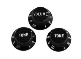 Fender Stratocaster Knobs Set - BK