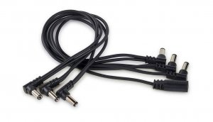 RockBoard Flat Daisy Chain Cable - 6 Outputs - Angled