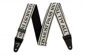 Fender George Harrison All Things Must Pass Logo Strap - WHT