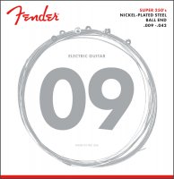 Fender Super 250L Nickel Plated Steel Guitar Strings 09/42