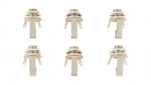 Fender 1/4" 2-Conductor Guitar Output Jack (6-pack)