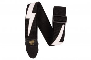 Ernie Ball Premium White Lightning Guitar Strap