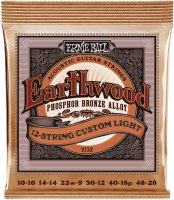 Ernie Ball 2152 Earthwood 12-String Phosphor Bronze 10/48 Custom Light