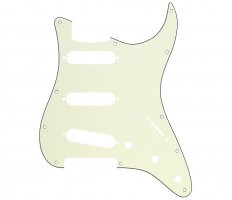 Fender Modern Strat 11 Hole Pickguard - MG