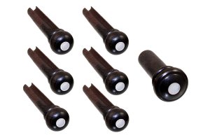 Allparts Rosewood Bridge Pins Set