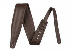 Fender 3.5" Premium Leather Strap - BRN