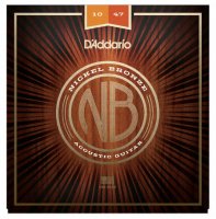 D'Addario NB1047 Nickel Bronze, Extra Light, 10-47