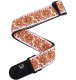 D'Addario Woven Guitar Strap Peace Love - WH/PK