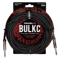 Proel Cotton Series Instrument Cable - 6m - BK