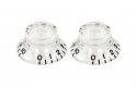 Allparts Vintage Style Bell Knobs - CLR