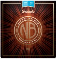 D'Addario NB1047-12 Nickel Bronze, 12-String, 10-47