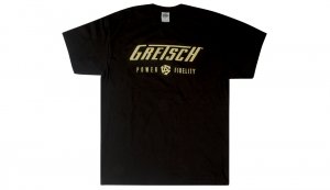 Gretsch Power & Fidelity Logo T-Shirt - S