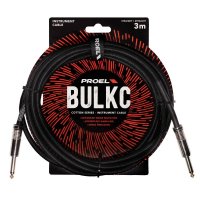 Proel Cotton Series Instrument Cable - 3m - BK