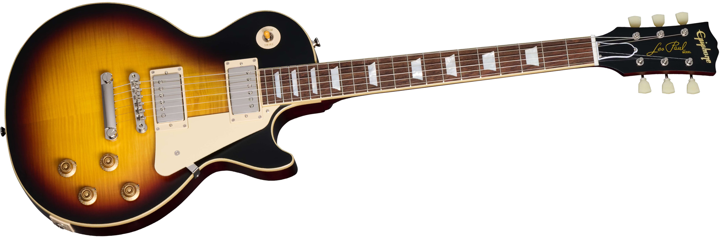 ギター Epiphone Les Paul Standard Tobacco Burst Epiphone-1959-Les-Paul-