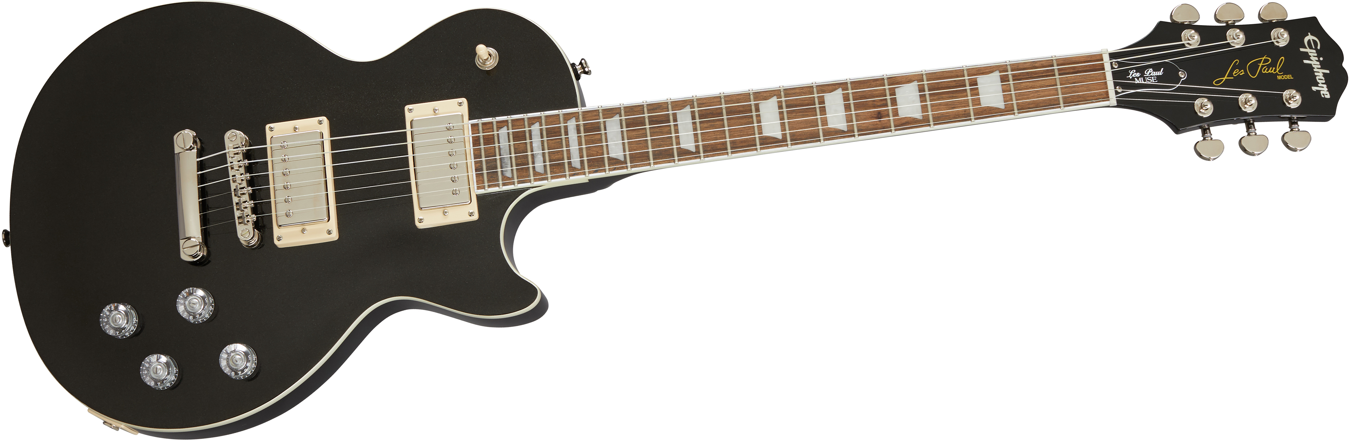 Epiphone Les Paul Muse Jet Black Metallic Gino Guitars