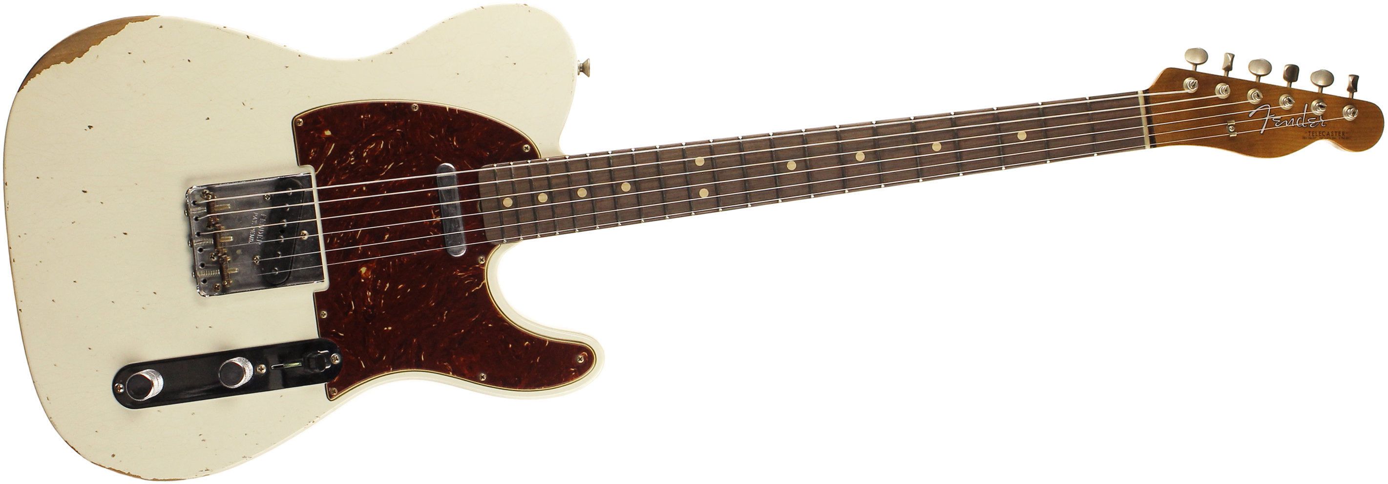 Fender Custom 1963 Telecaster Relic - Aged Olympic White