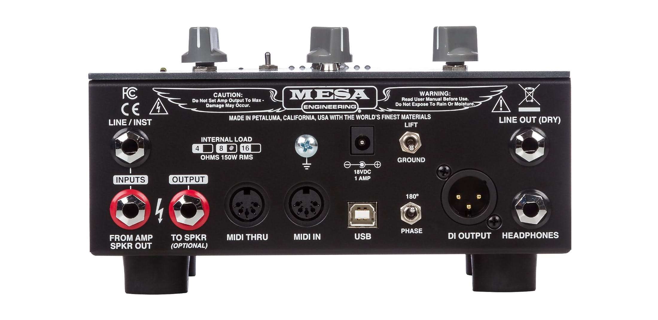 MESA BOOGIE CABCLONE 8Ω Mesa Boogie CabClone Guitar Cab Simulator - 8 Ohm