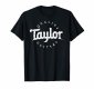 Taylor Basic Black Aged Logo T-Shirt - M