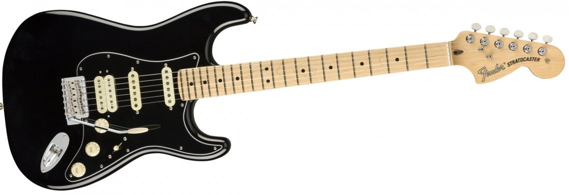 Fender American Performer Stratocaster HSS - MN BK - Click Image to Close
