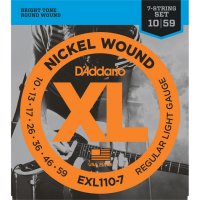 D'Addario EXL110-7 Nickel Wound, Reguar Light, 7 String, 10-59