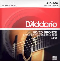 D'Addario EJ12 80/20 Bronze, Light, 13-56