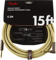Fender Deluxe Series Instrument Cable Angled - 4.5m - TW