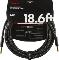 Fender Deluxe Series Instrument Cable - 5.5m - BK