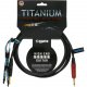 Klotz TITANIUM Guitar Cable with silentPLUG - 3m