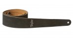 Taylor Embroidered Suede Strap 2.5" - BK