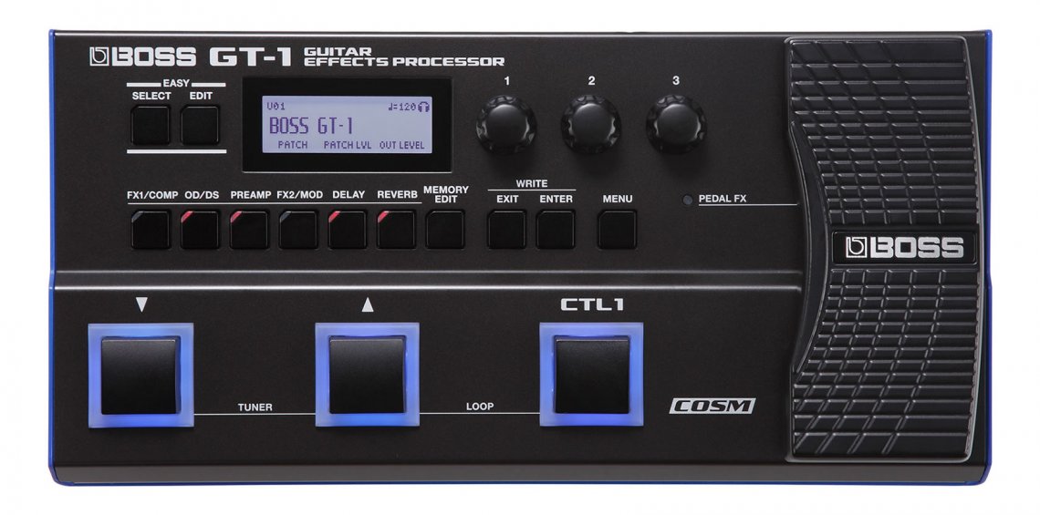 Boss GT-1 Effects Processor - Click Image to Close