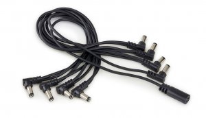 RockBoard Flat Daisy Chain Cable - 8 Outputs - Angled