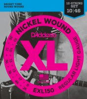 D'Addario EXL150 Nickel Wound, 12-Strings, Regular Light, 10-46